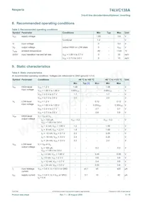 74LVC138APW/AUJ數據表 頁面 5