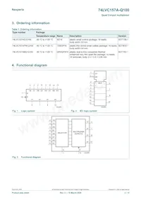 74LVC157ADB-Q100J Datasheet Pagina 2