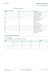 74LVC157ADB-Q100J Datasheet Pagina 4