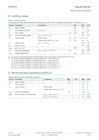 74LVC1G157GN Datasheet Pagina 4