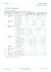 74LVC1G157GN數據表 頁面 5