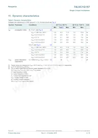 74LVC1G157GN Datasheet Pagina 6