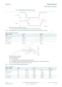 74LVC1G157GN Datasheet Pagina 7