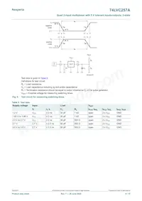 74LVC257APW/AUJ Datasheet Page 8