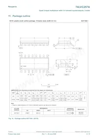 74LVC257APW/AUJ數據表 頁面 9