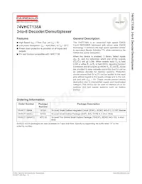 74VHCT138AMX Datasheet Pagina 2