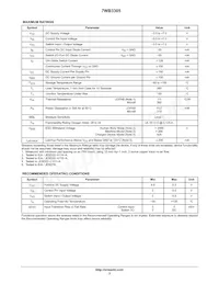 7WB3305CMX1TCG Datasheet Pagina 3