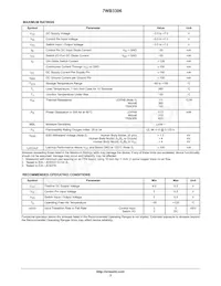 7WB3306CMX1TCG Datasheet Pagina 3