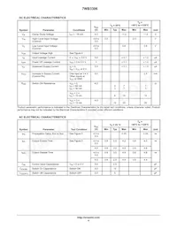 7WB3306CMX1TCG Datasheet Pagina 4