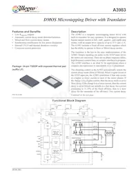 A3983SLP-T Datasheet Copertura