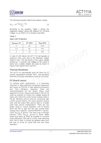 ACT111AUS-T Datasheet Page 7