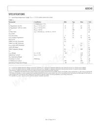 AD8240YRM Datasheet Pagina 3