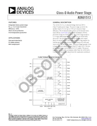 ADAU1513ACPZ-RL7 Datasheet Copertura