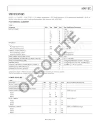 ADAU1513ACPZ-RL7 Datasheet Page 3