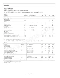 ADD5203ACPZ-RL Datasheet Page 4