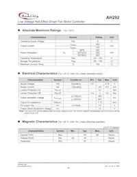 AH292-YG-13 Datasheet Page 3