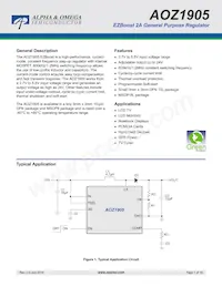 AOZ1905FIL數據表 封面