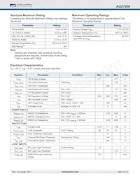 AOZ1950DI Datasheet Pagina 3