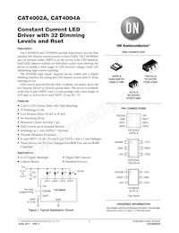 CAT4004AHU2-GT3B Datasheet Cover