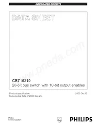 CBT16210DGG Datasheet Pagina 2