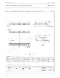 CBT16210DGG Datasheet Pagina 8