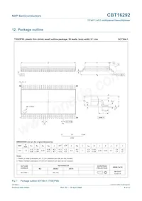 CBT16292DGG Datasheet Page 9