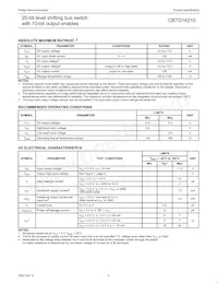 CBTD16210DGG/S400 Datasheet Pagina 5