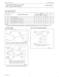 CBTD16210DGG/S400 Datasheet Pagina 6