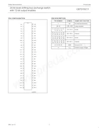 CBTD16211DGG Datasheet Pagina 4