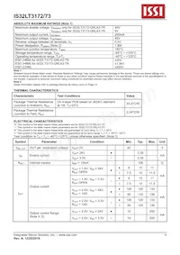 IS32LT3172-GRLA3-TR Datasheet Pagina 4