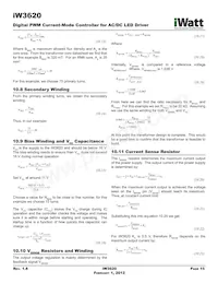 IW3620-00 Datasheet Pagina 15