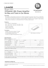 LA4450L-E Datasheet Copertura