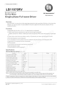 LB11970RV-MPB-H Datasheet Copertura