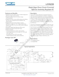 LC5523D Datasheet Cover