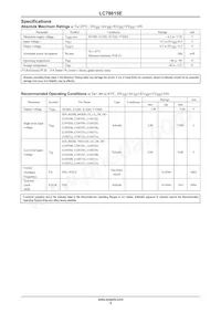 LC78615E-01US-H Datasheet Pagina 3