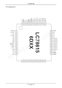 LC78615E-01US-H Datasheet Pagina 6