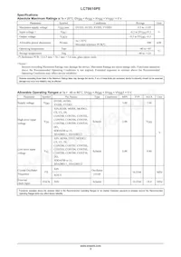 LC78616PE-6D02-H Datenblatt Seite 3