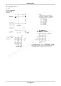 LC898119XC-MH數據表 頁面 3