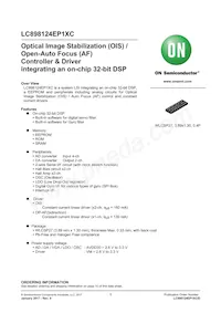 LC898124EP1XC-MH Datasheet Copertura