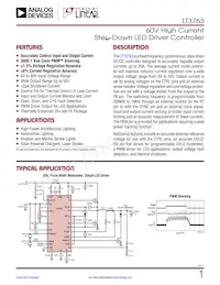 LT3763HFE#TRPBF Datenblatt Cover