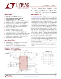 LT3796HFE-1#PBF Datenblatt Cover