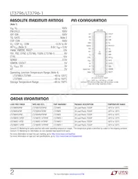 LT3796HFE-1#PBF Datasheet Pagina 2