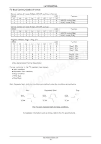 LV25500PQA-NH Datasheet Page 10