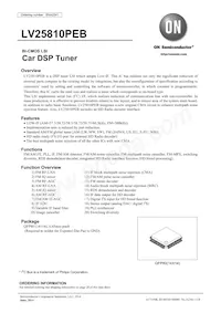 LV25810PEB-6156H Datasheet Copertura