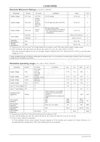 LV25810PEB-6156H Datasheet Pagina 2