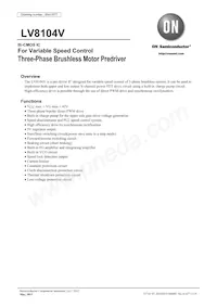 LV8104V-MPB-H Datasheet Copertura