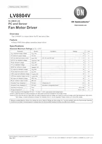 LV8804V-TLM-H Datenblatt Cover