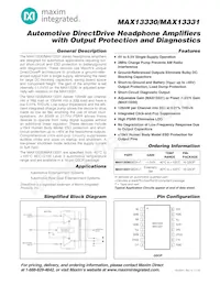 MAX13330GEE/V+T Datasheet Copertura