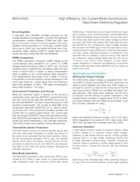 MAX15053AEWL+T Datasheet Page 12