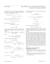 MAX15053AEWL+T Datasheet Page 17